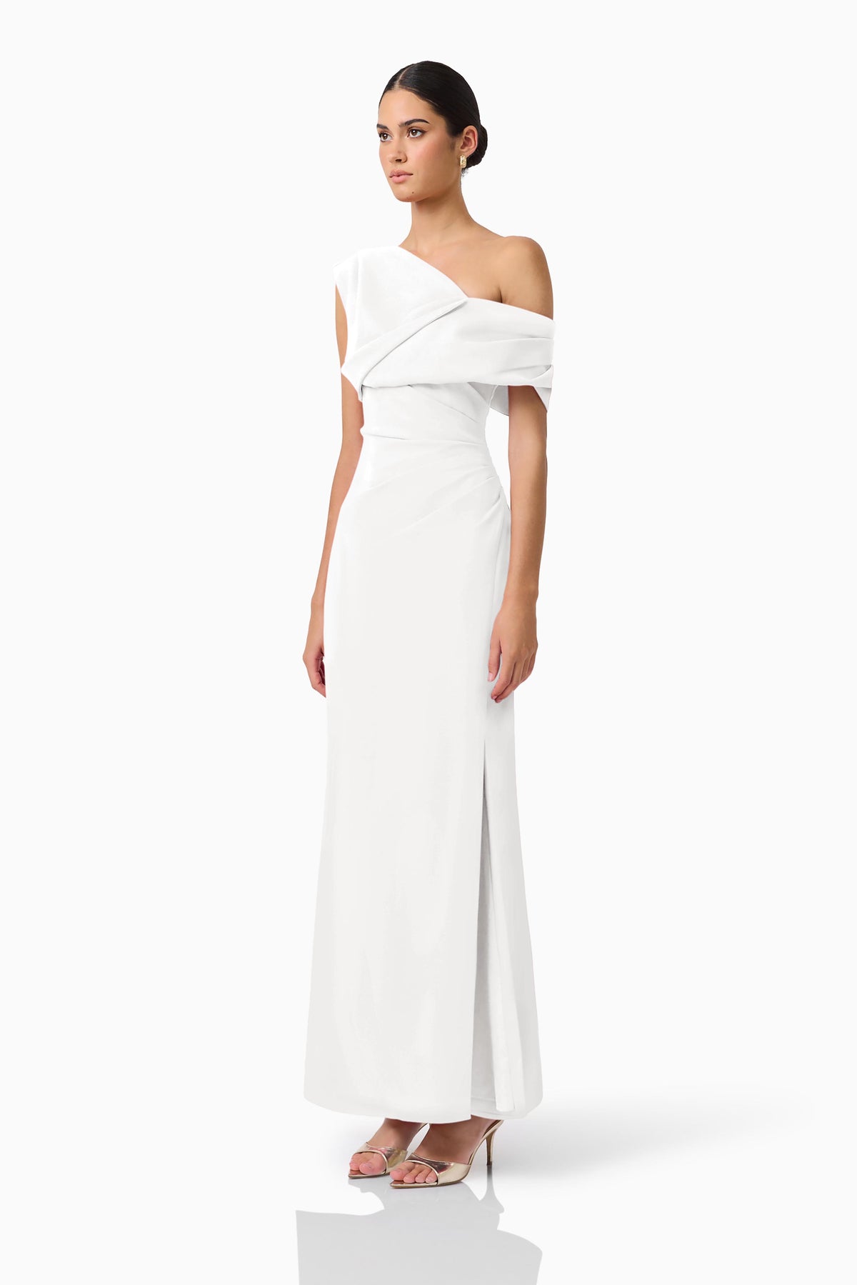 Elliatt Verdessa Asymmetrical Gown - Ivory