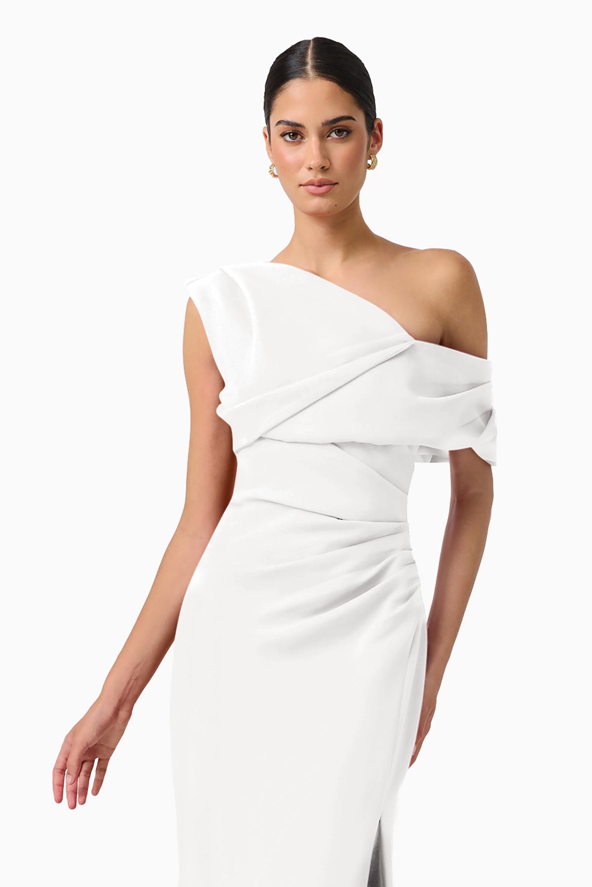 Elliatt Verdessa Asymmetrical Gown - Ivory