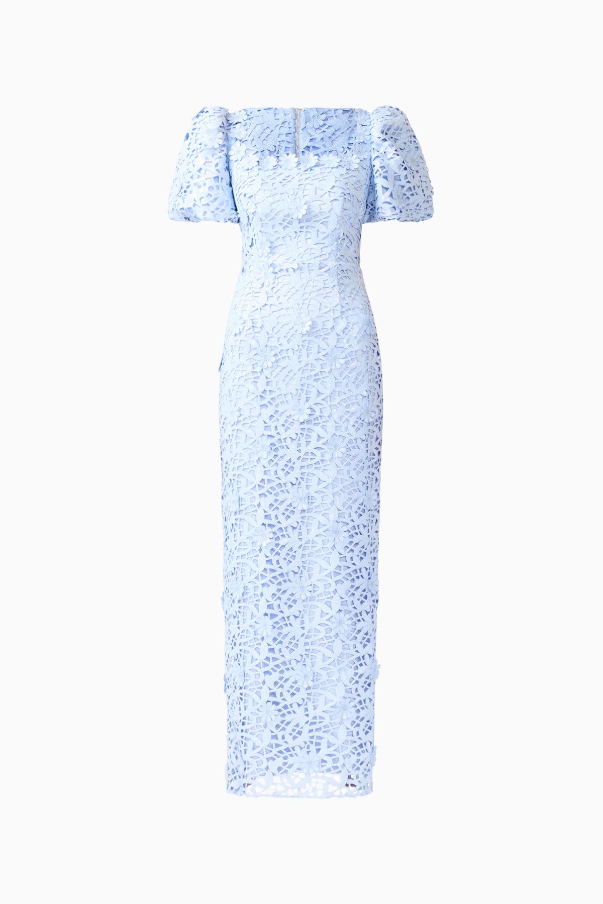 Elliatt Magnella Puff Sleeve Maxi Dress - Ice Blue