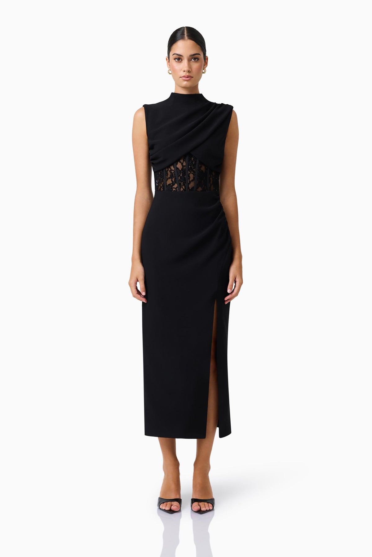 Elliatt Zinelle Midi Dress - Black