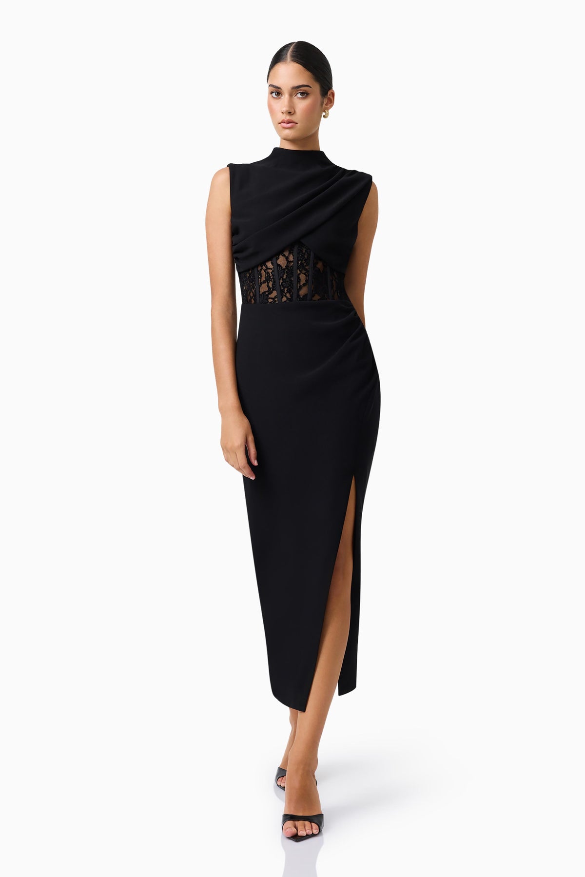 Elliatt Zinelle Midi Dress - Black