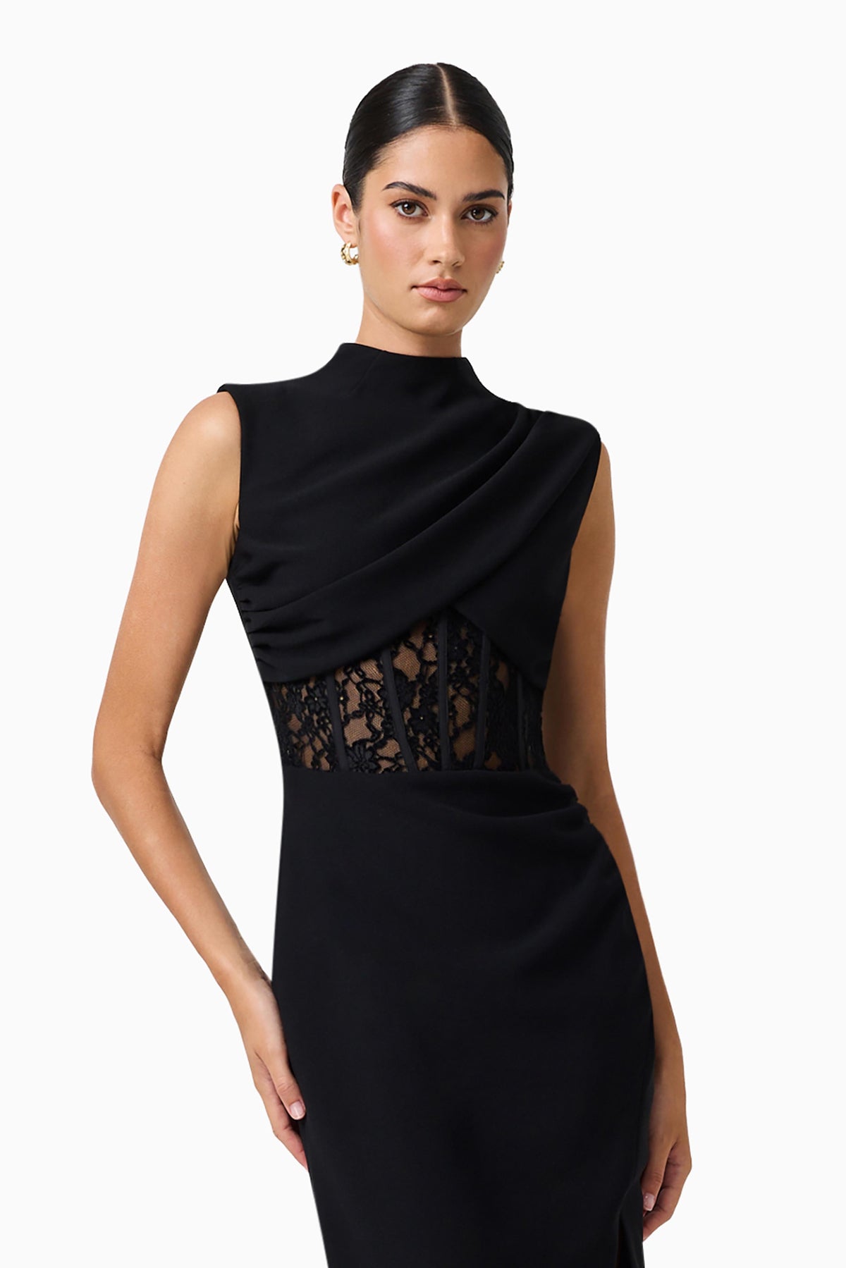 Elliatt Zinelle Midi Dress - Black
