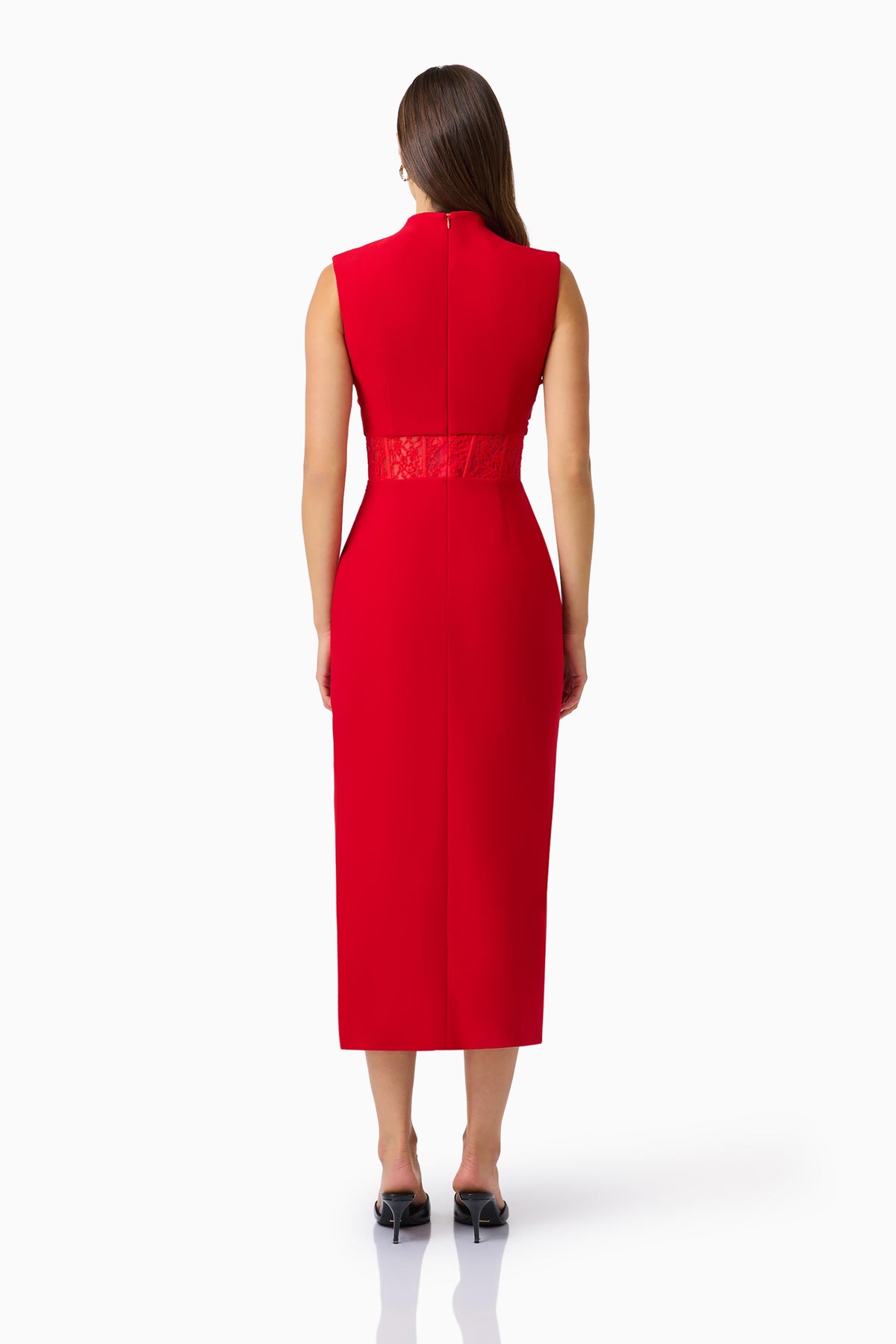 Elliatt Zinelle Midi Dress - Red