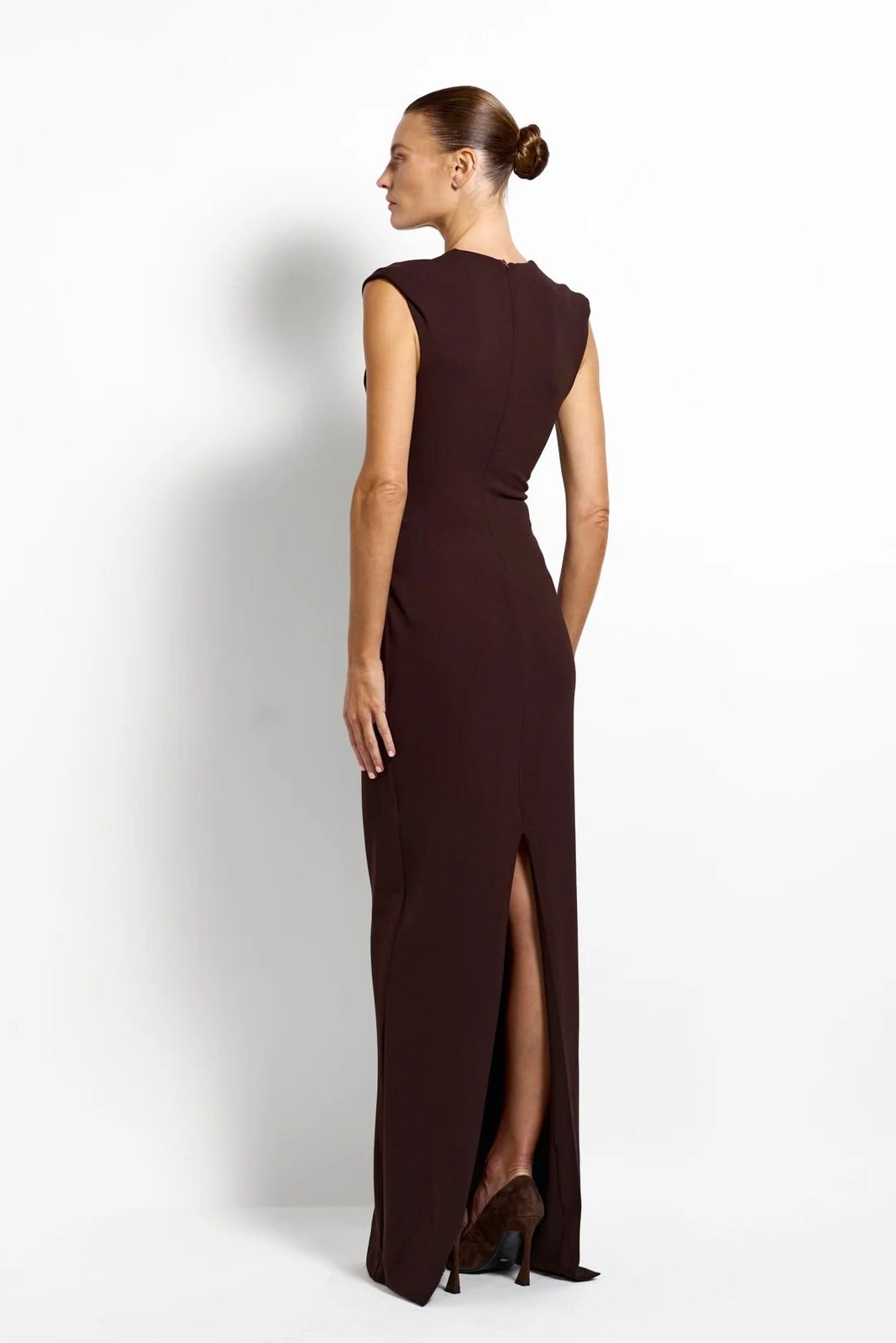 Effie Kats Analie Gown - Coffee