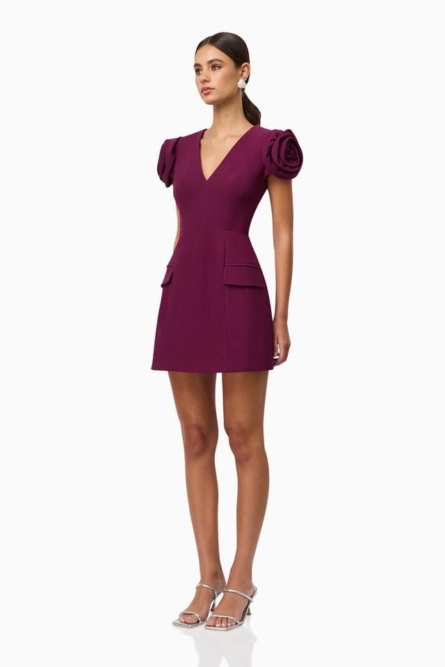 Elliatt Theresa Mini Dress - Grape