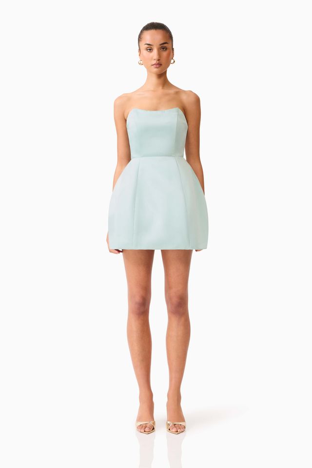 Elliatt Manon Tulip Mini Dress - Seagreen