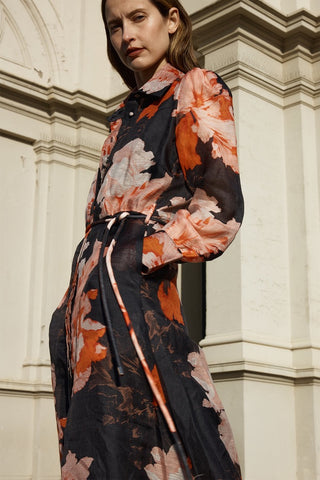 Sofia Irina Isabella Dress - Autumn Print