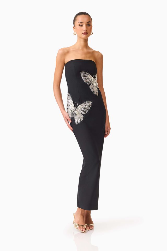 Elliatt Mira Strapless Gown - Black