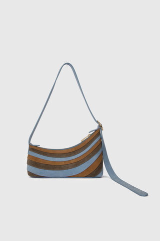 The Wolf Gang Santo Shoulder Bag - Sky & Chocolate