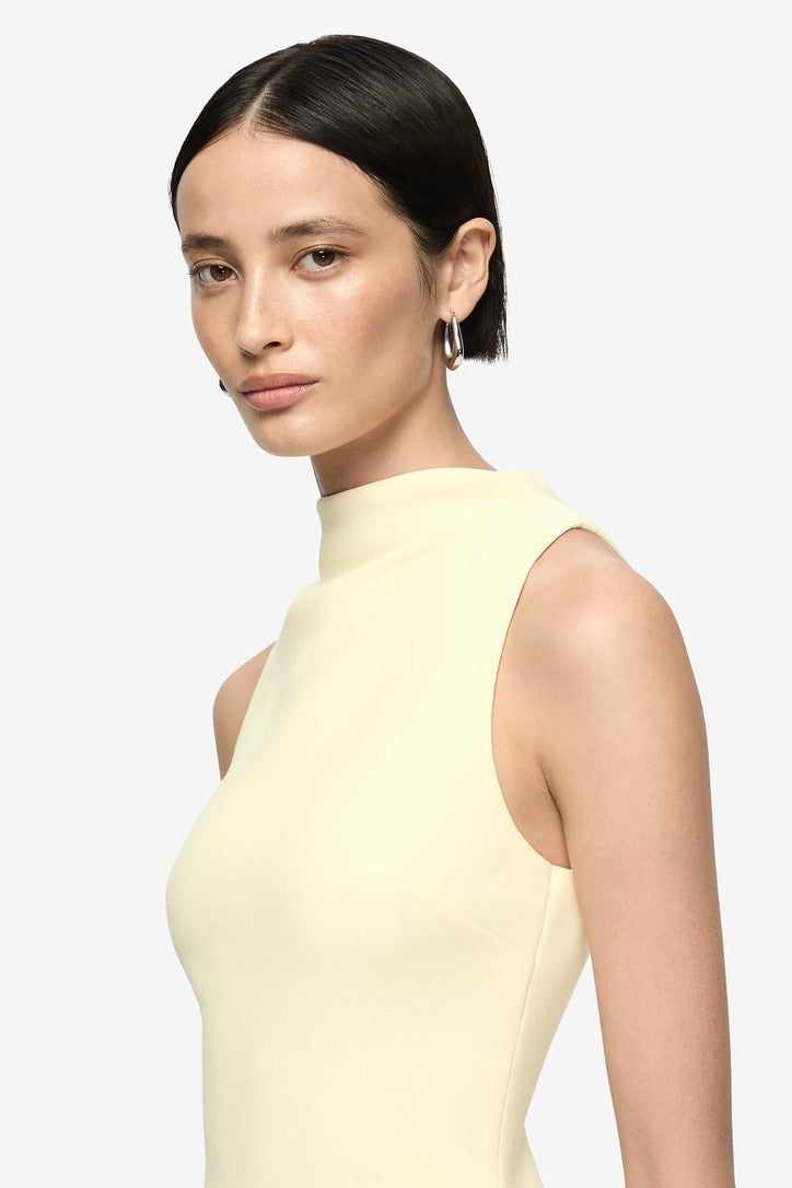 Bec & Bridge Gemma Racer Mini Dress - Lemon Sorbet