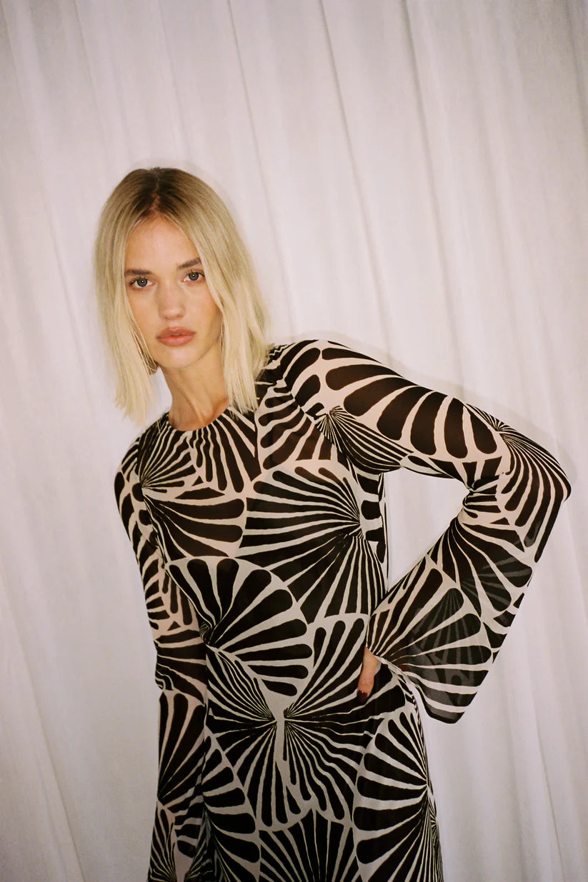 The Wolf Gang Lottie Maxi Dress - Cocoa Shell