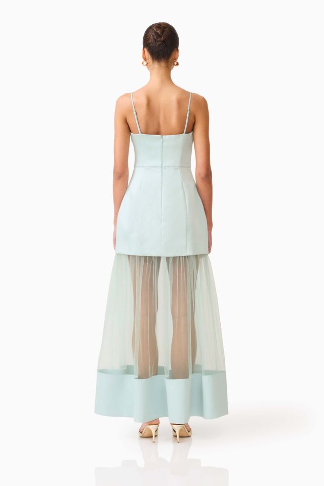 Elliatt Marcella Strapless Gown - Seagreen