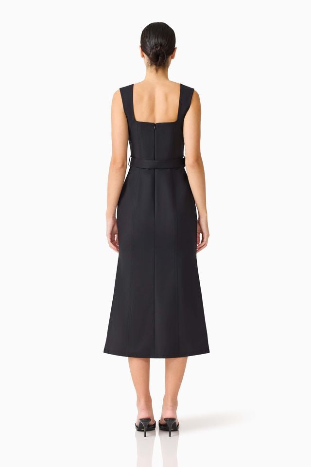 Elliatt Nydia Fit & Flare Maxi Dress - Black