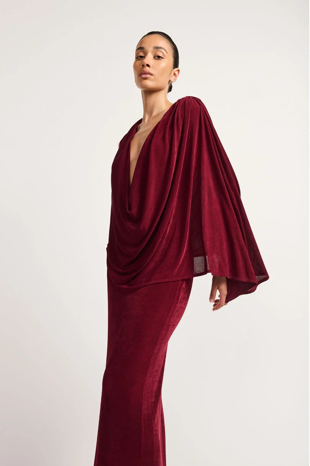 Tojhà Lenita Dress - Plum Liqueur