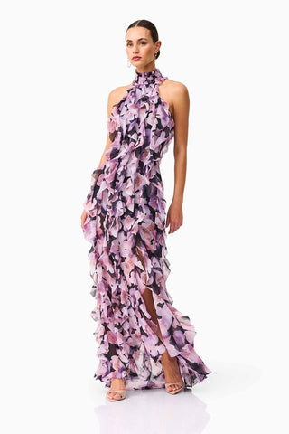 Elliatt Solene Gown - Purple Floral