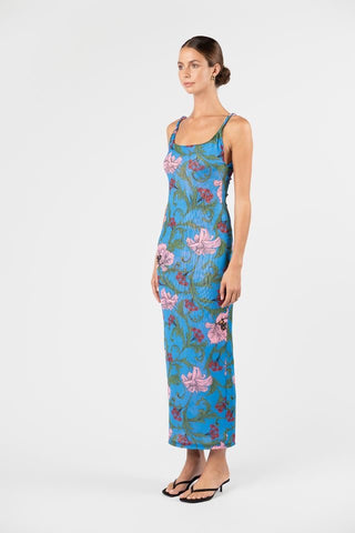 One Fell Swoop Torto Tank Dress - Cobalt Fleur