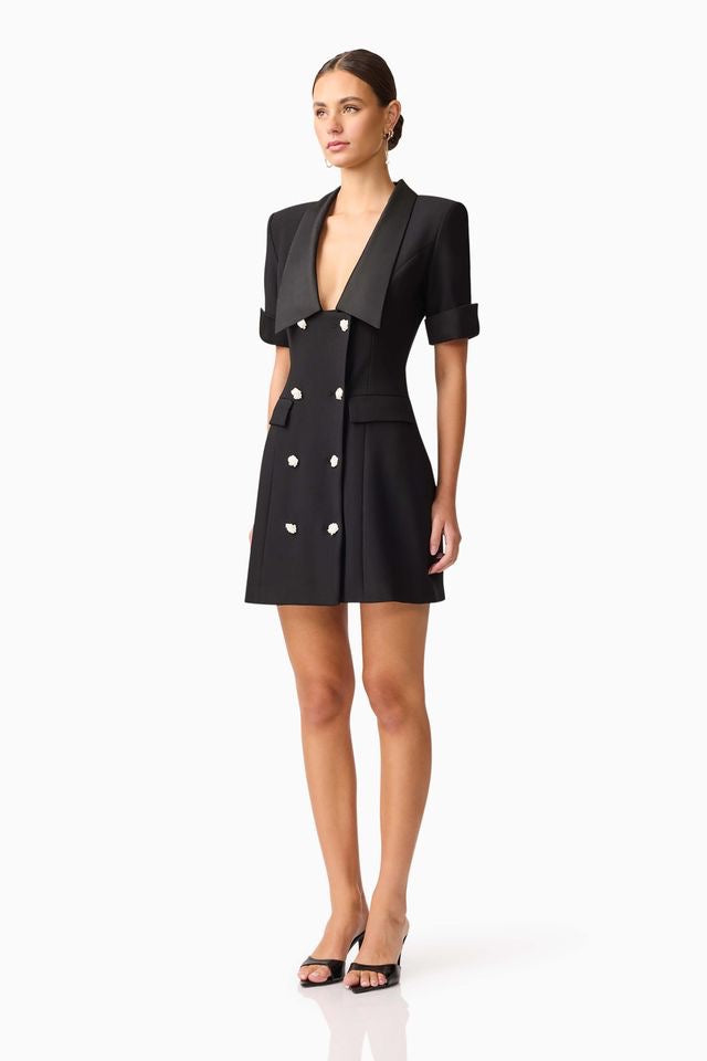 Elliatt Ruby Blazer Dress - Black