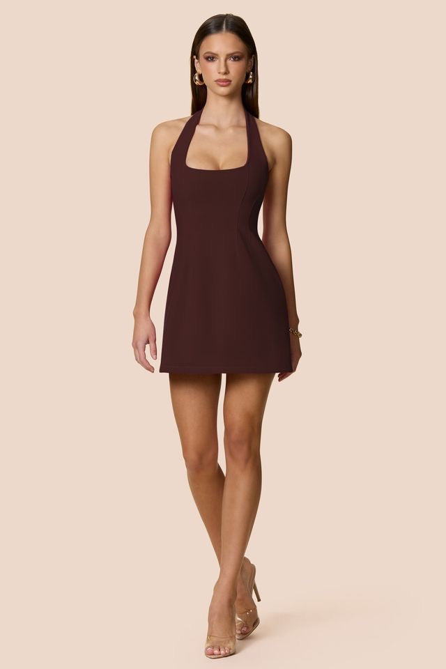Nookie Kayla Mini Dress - Cocoa