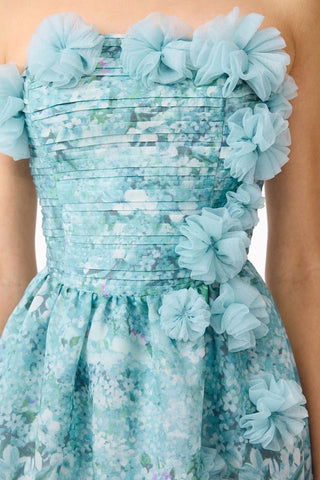 Elliatt Faye Gown - Blue Mutli