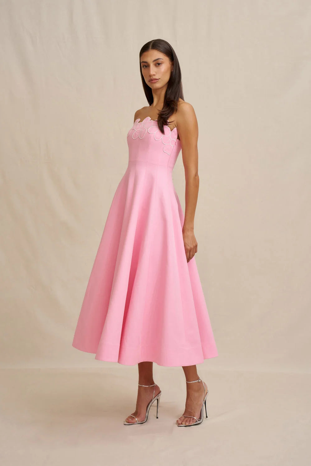 By Johnny Florelle Strapless Dress - Pink