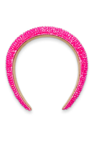 Morgan & Taylor Harlow Headband - Hot Pink