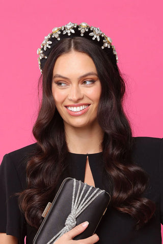 Morgan & Taylor Ophelia Headband - Black