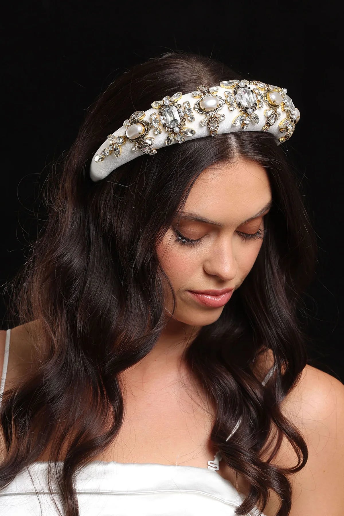 Morgan & Taylor Ophelia Headband - White