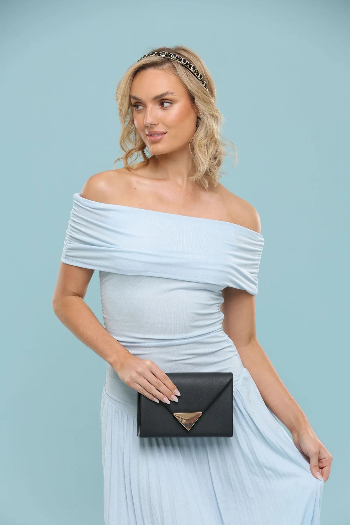 Morgan & Taylor Sabine Headband - Black