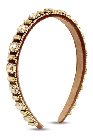 Morgan & Taylor Sabine Headband - Gold