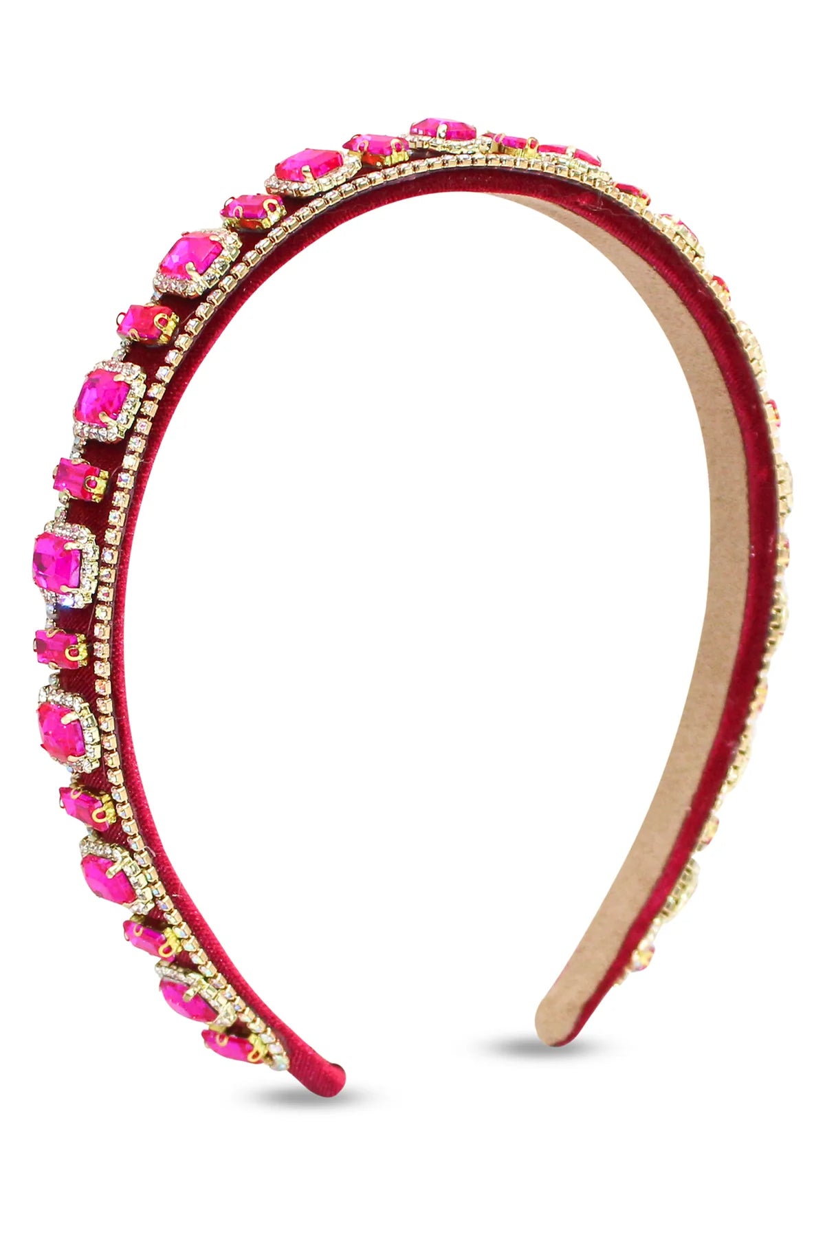 Morgan & Taylor Sabine Headband - Hot Pink