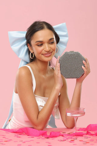 Morgan & Taylor Carmen Oversized Bow - Blue