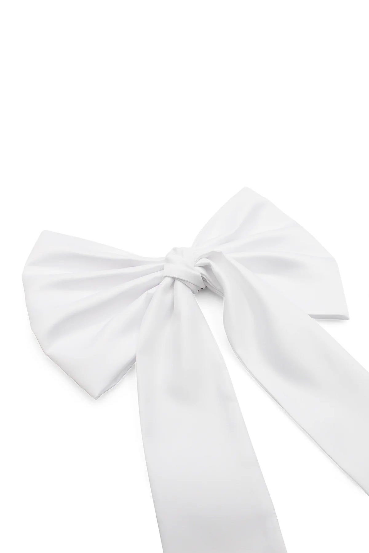 Morgan & Taylor Carmen Oversized Bow - White