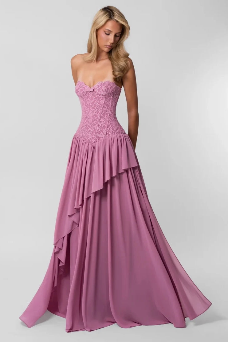 Fenity Aurora Maxi Dress - Pink