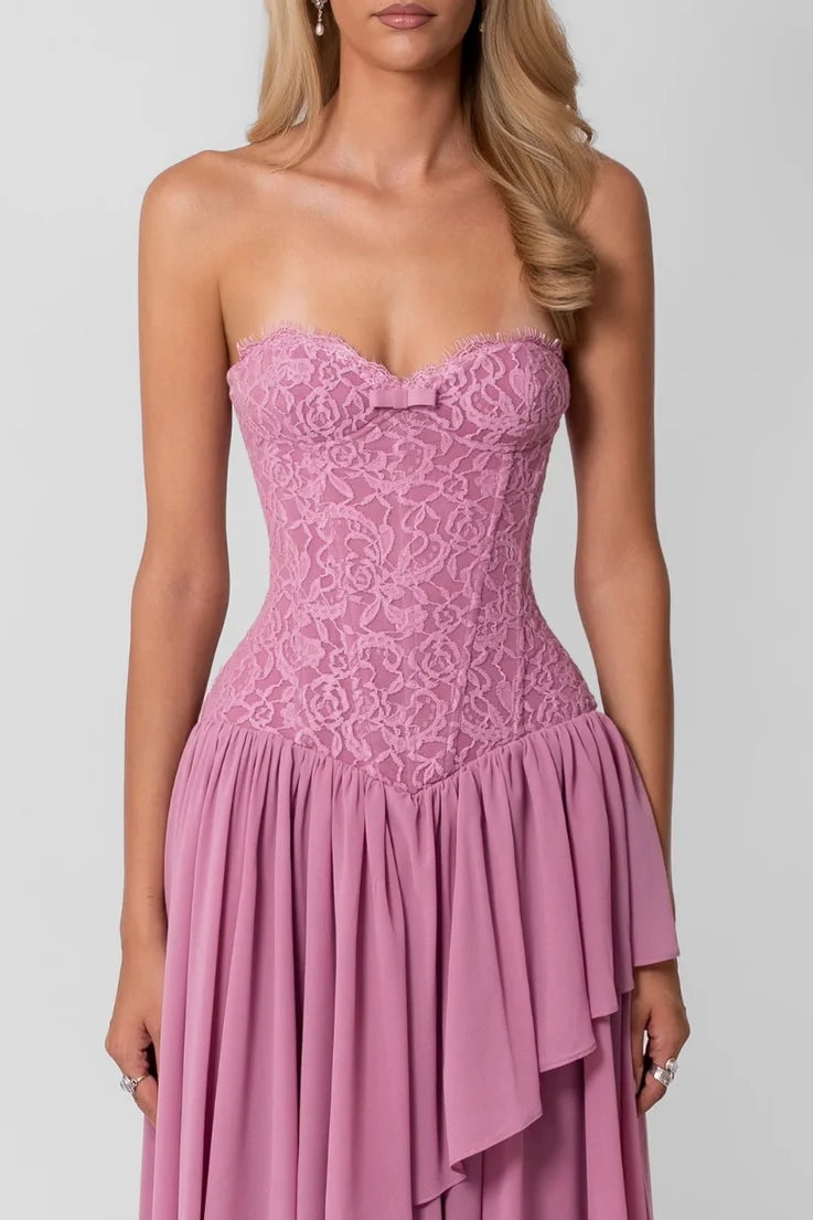 Fenity Aurora Maxi Dress - Pink