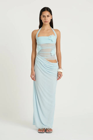 Benni Florence Maxi Dress - Fresh Mint Flower