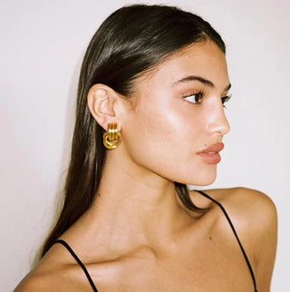 Love Her Giselle Earrings - Gold