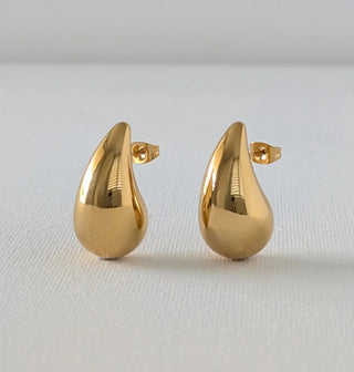 Love Her Aria Mini Teardrop Earrings - Gold