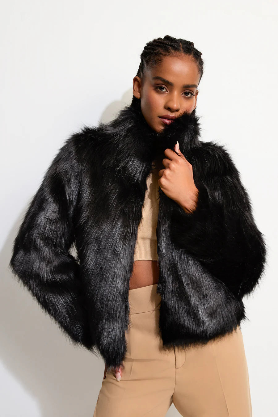 Unreal Fur Delish Jacket Black