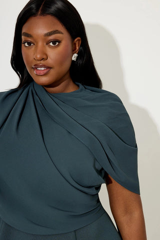 Odd Muse The Ultimate Muse Gathered Mini Dress - Teal