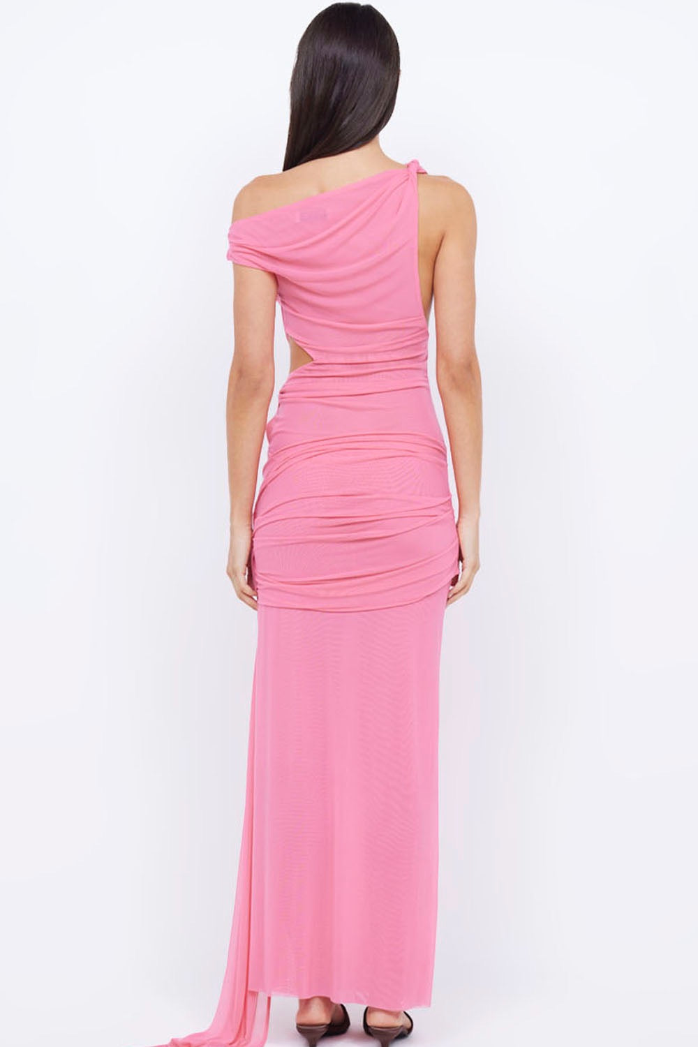 Bec & Bridge Kailani Asym Dress - Grapefruit Pink - Dress Hire AU Bec & Bridge Kailani Asym Dress - Grapefruit Pink - Dress Hire AU