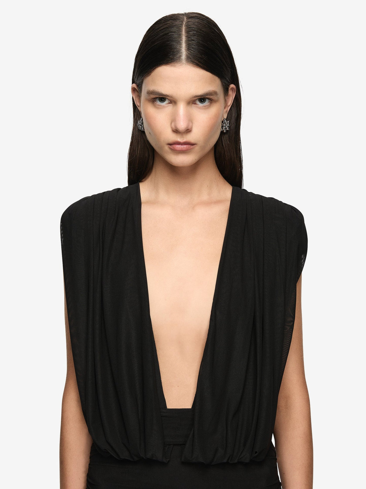Bec & Bridge Isora Drape Maxi Dress - Black