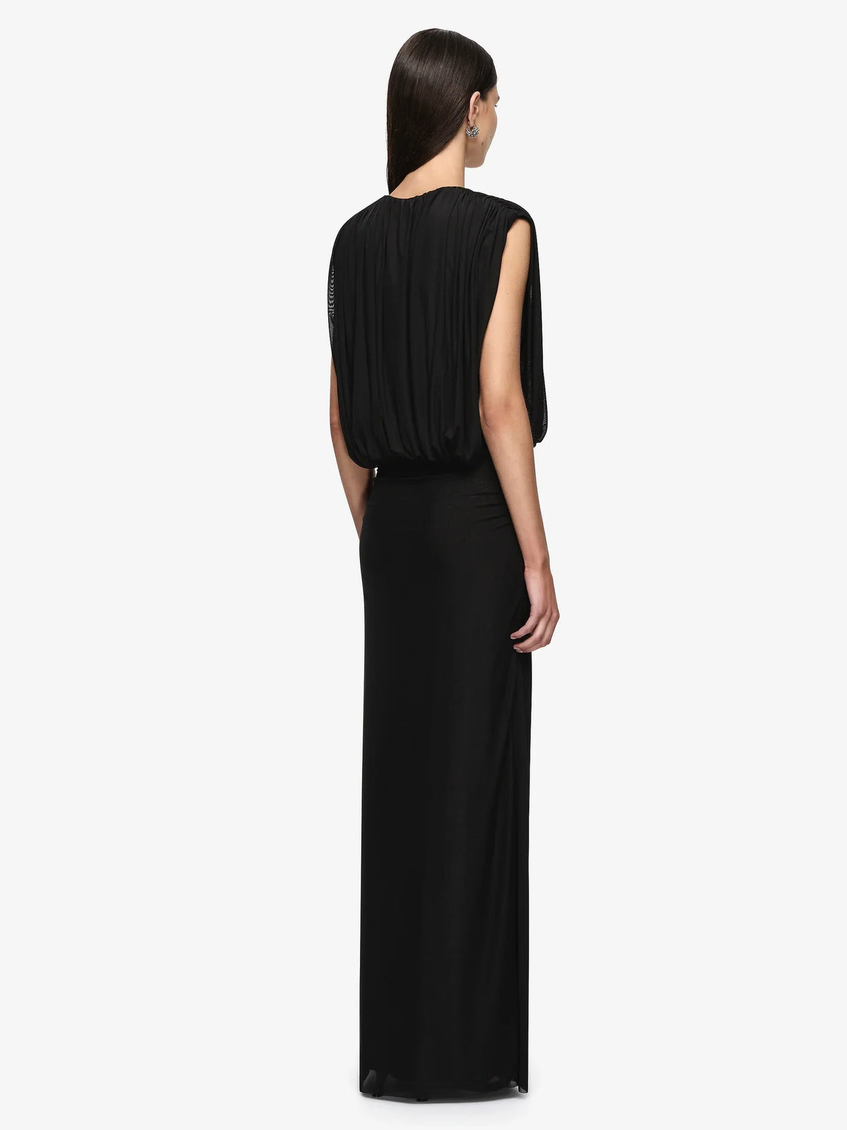 Bec & Bridge Isora Drape Maxi Dress - Black