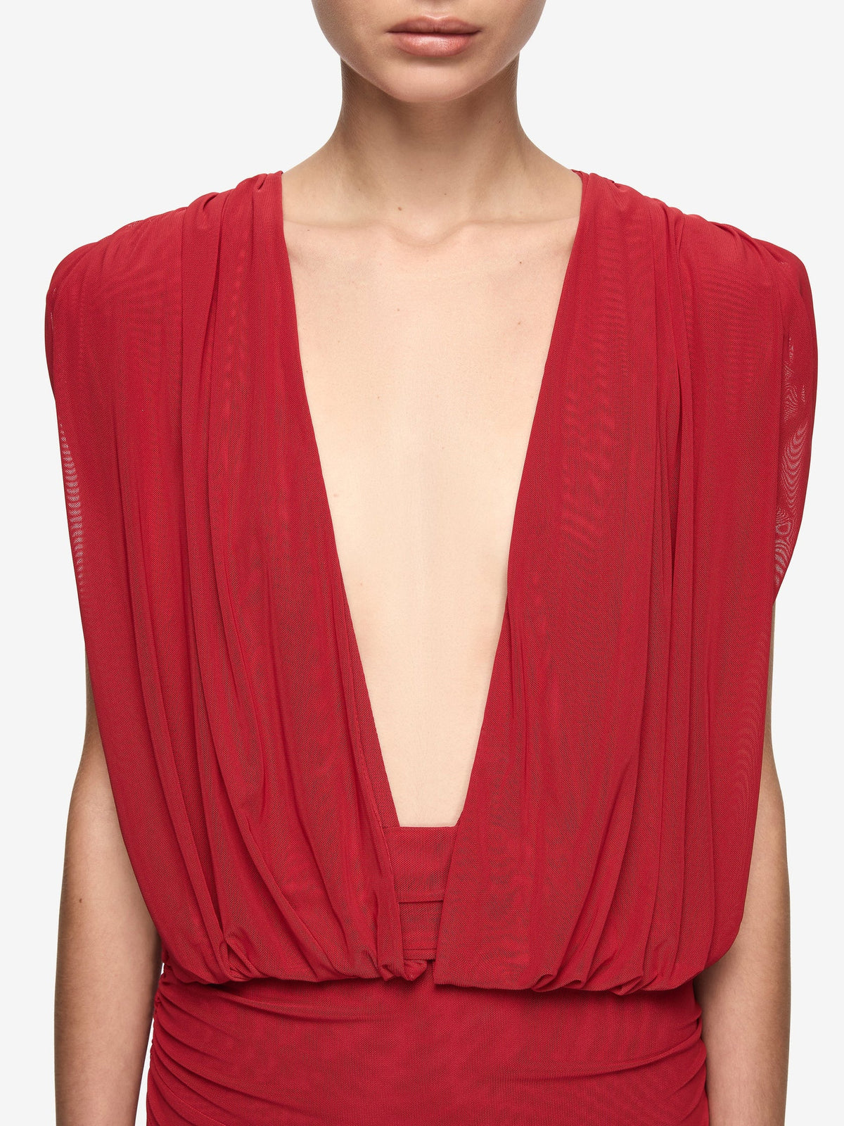 Bec & Bridge Isora Drape Maxi Dress - Red