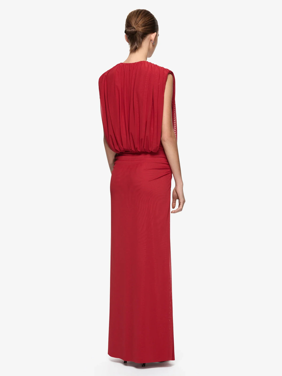 Bec & Bridge Isora Drape Maxi Dress - Red