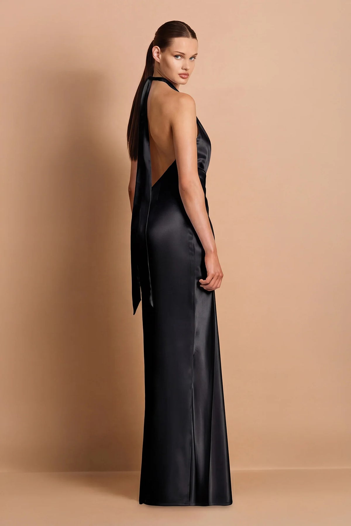 Nookie Harlow Plunge Gown - Black