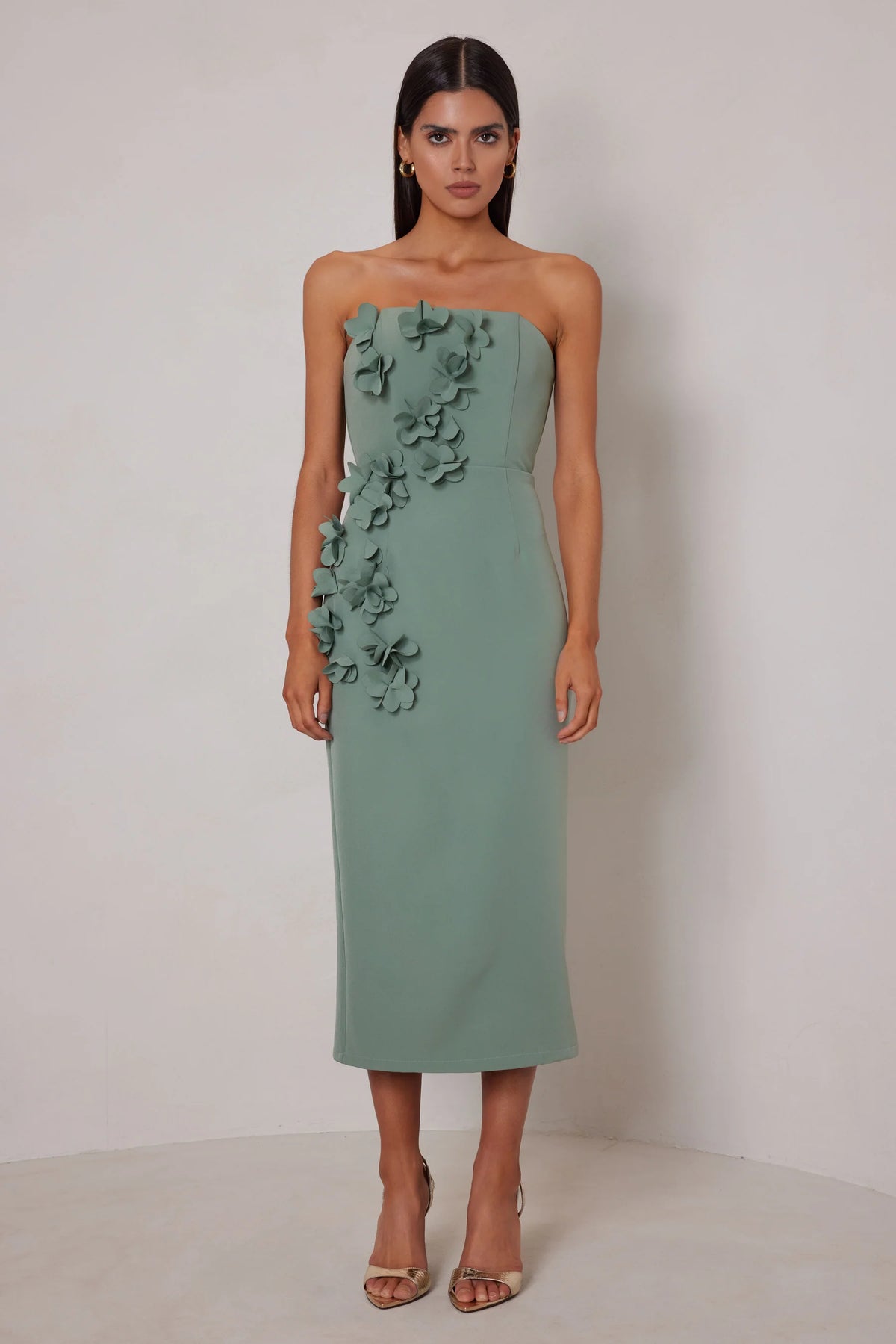 Elle Zeitoune Halle Dress - Sage Green
