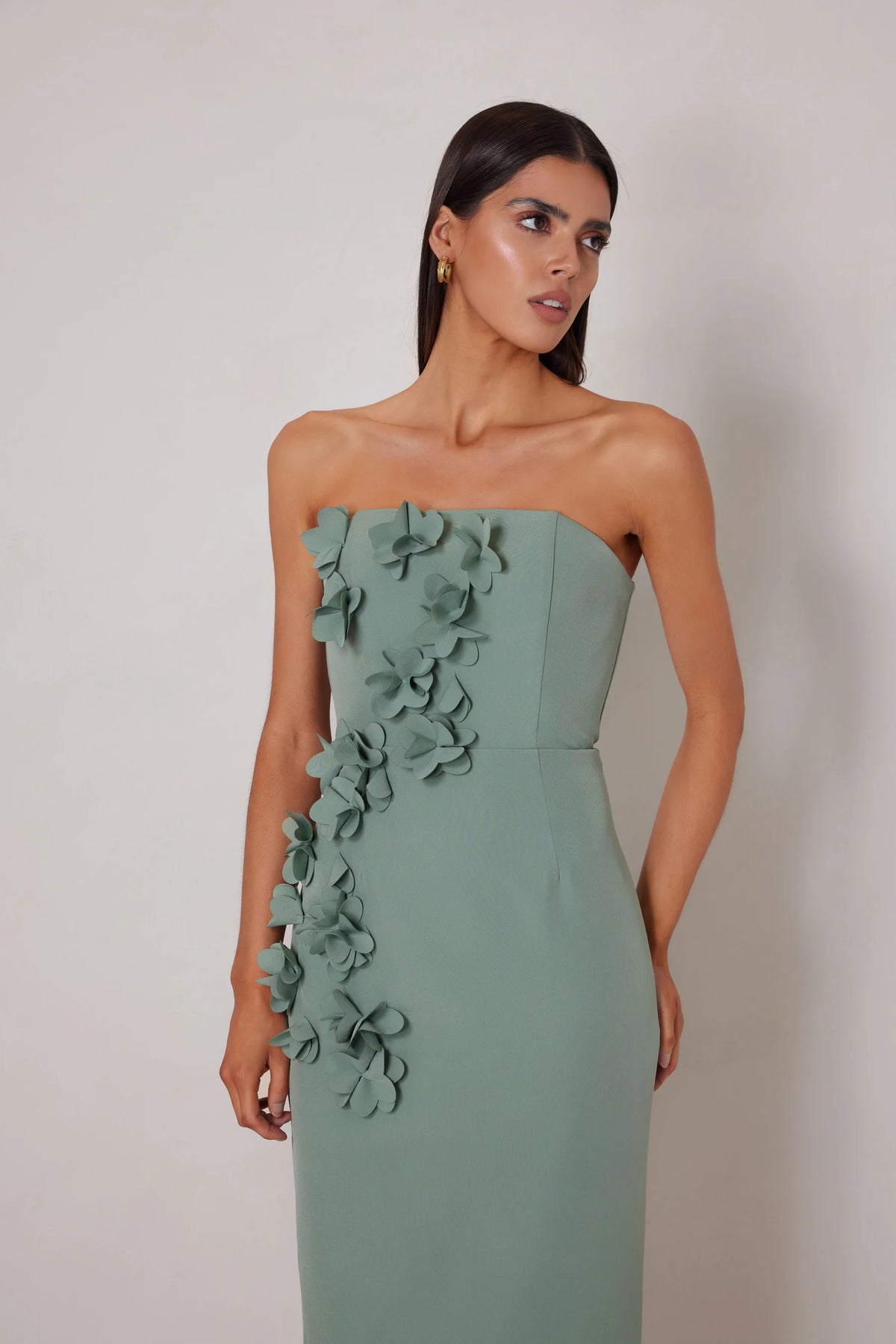 Elle Zeitoune Halle Dress - Sage Green