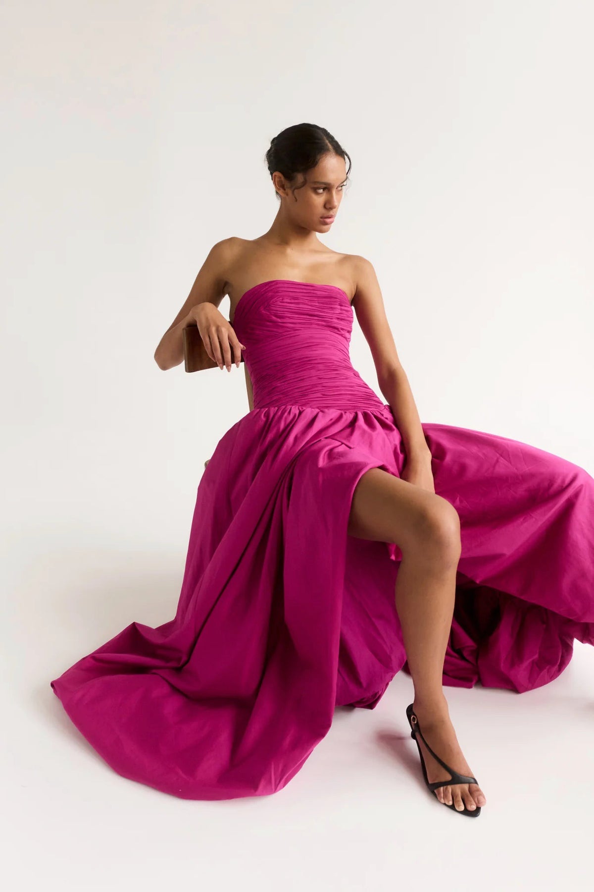 Aje Violette Bubble Hem Maxi Dress - Black Aje Violette Bubble Hem Maxi Dress - Black