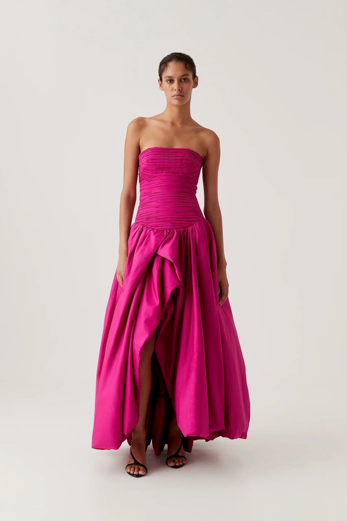 Aje Violette Bubble Hem Maxi Dress - Black - Dress Hire AU Aje Violette Bubble Hem Maxi Dress - Black - Dress Hire AU