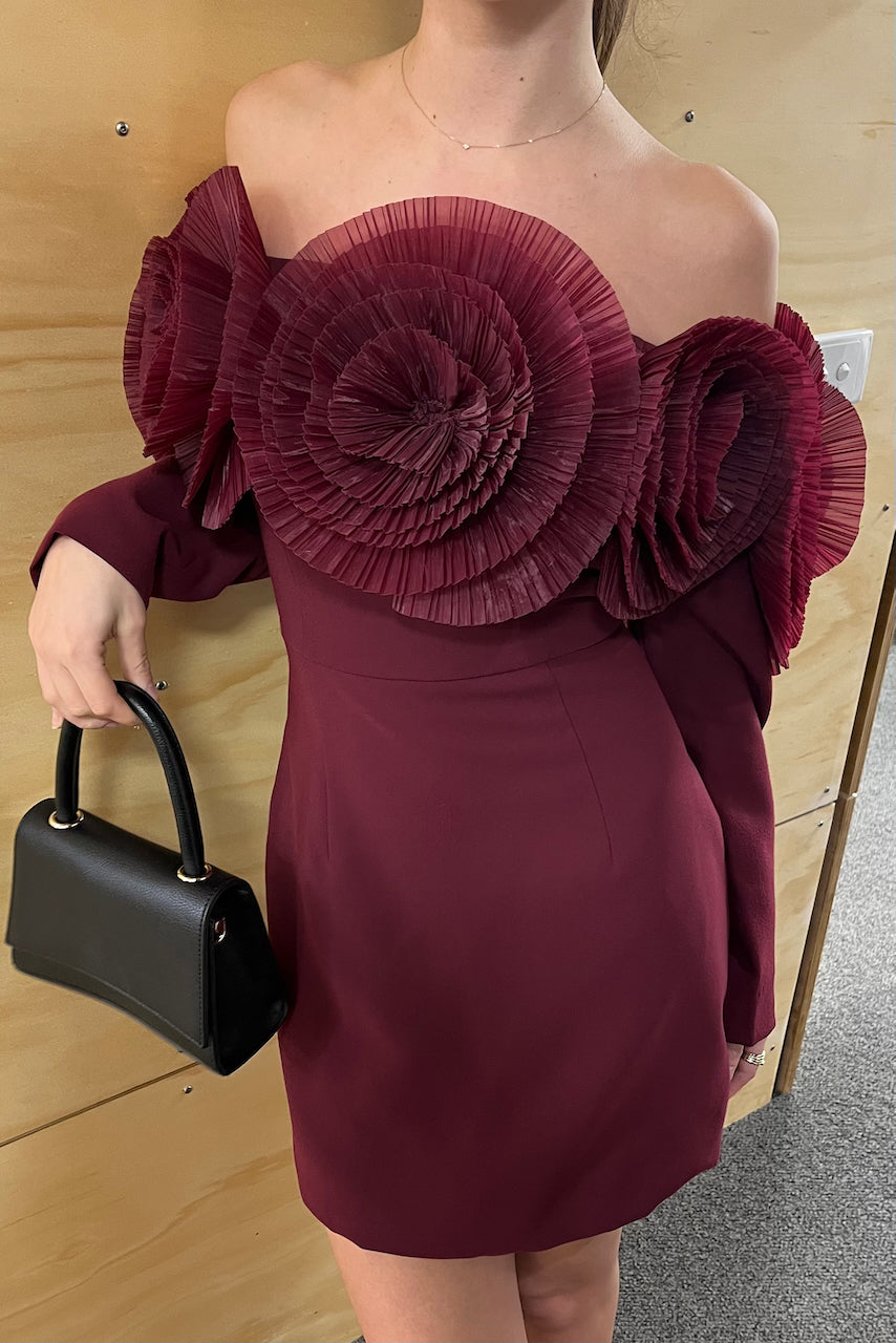 Sonya Siia Mini Dress - Merlot